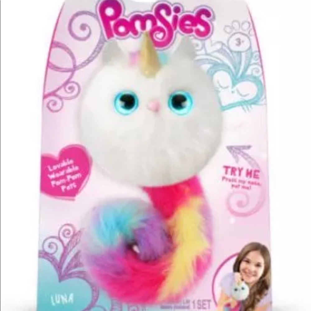 New In Box Luna Pomsies Unicorn